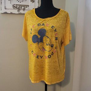 Disney Mickey Mouse "Best Day Ever" lightweight t-shirt - Size XL